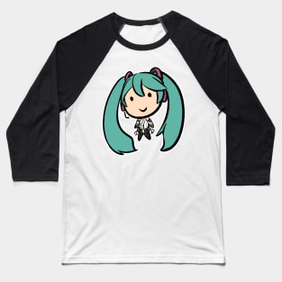 VOCALOID Miku (Append) chibi Baseball T-Shirt